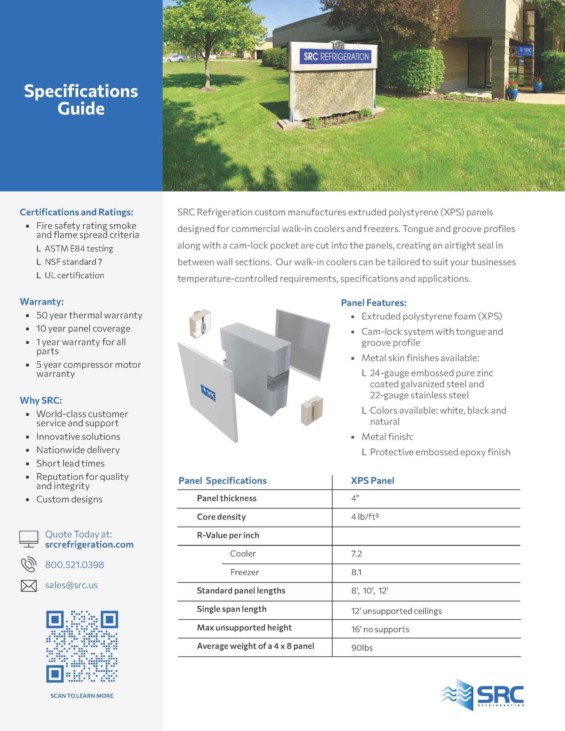 Thumbnail for SRC Specification Sheet